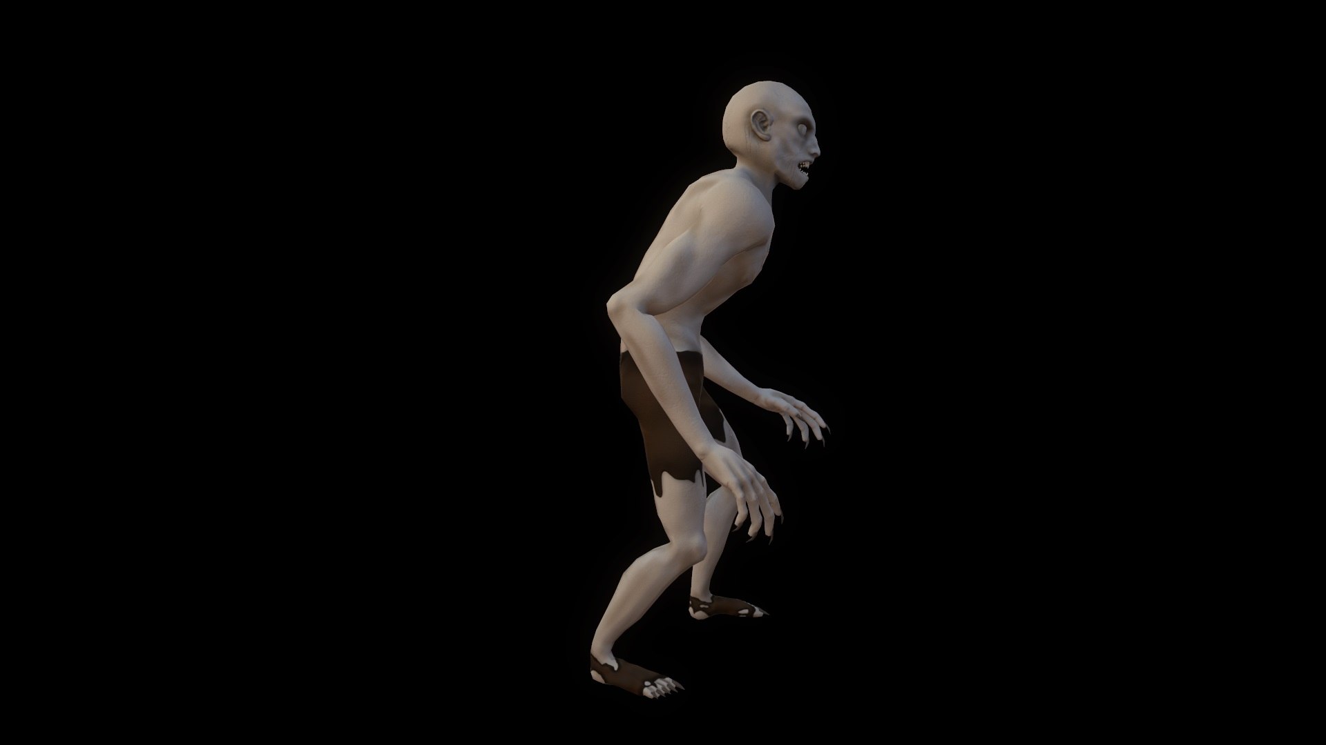Wendigo Character Animations 3D Model - TurboSquid 1266110