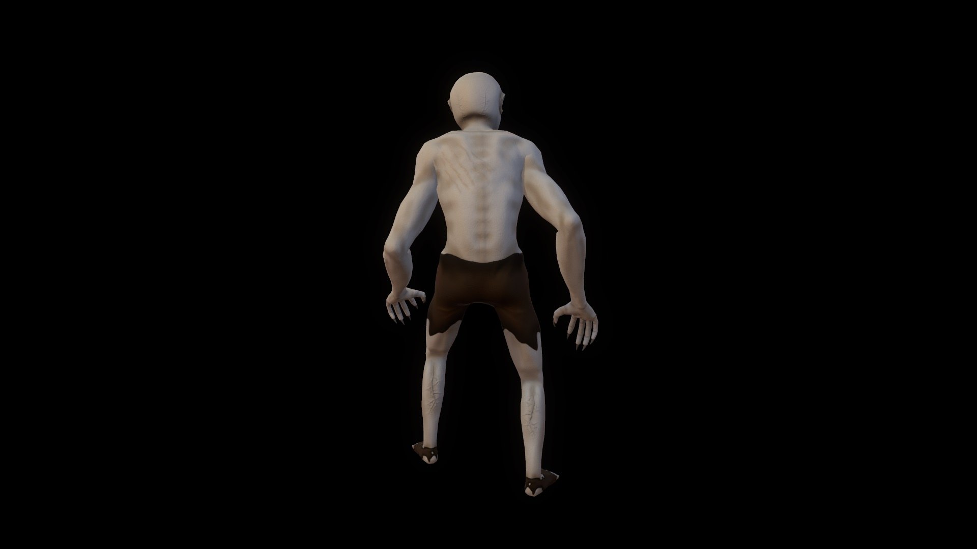 Wendigo Character Animations 3D Model - TurboSquid 1266110
