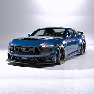 Ford mustang Dark Horse 2024 3D model