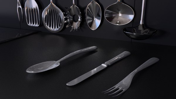 3ds max kitchen utensils