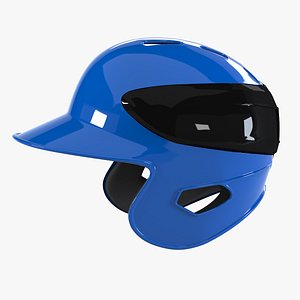 3D baseball helmet c flap model - TurboSquid 1620396