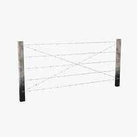 Barbed Wire Fence for Land