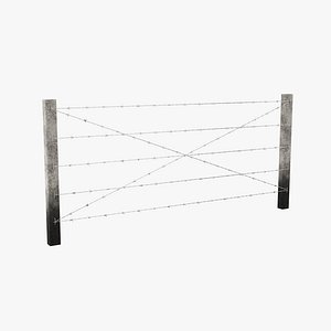 Barbed Wire Fence for Land