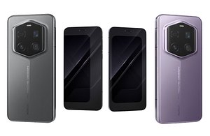 Honor Magic7 RSR Porsche Design Gray And Purple Low Poly