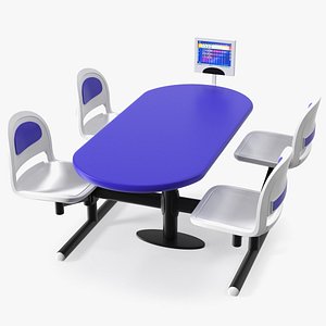 Table with Display for Bowling Center 3D
