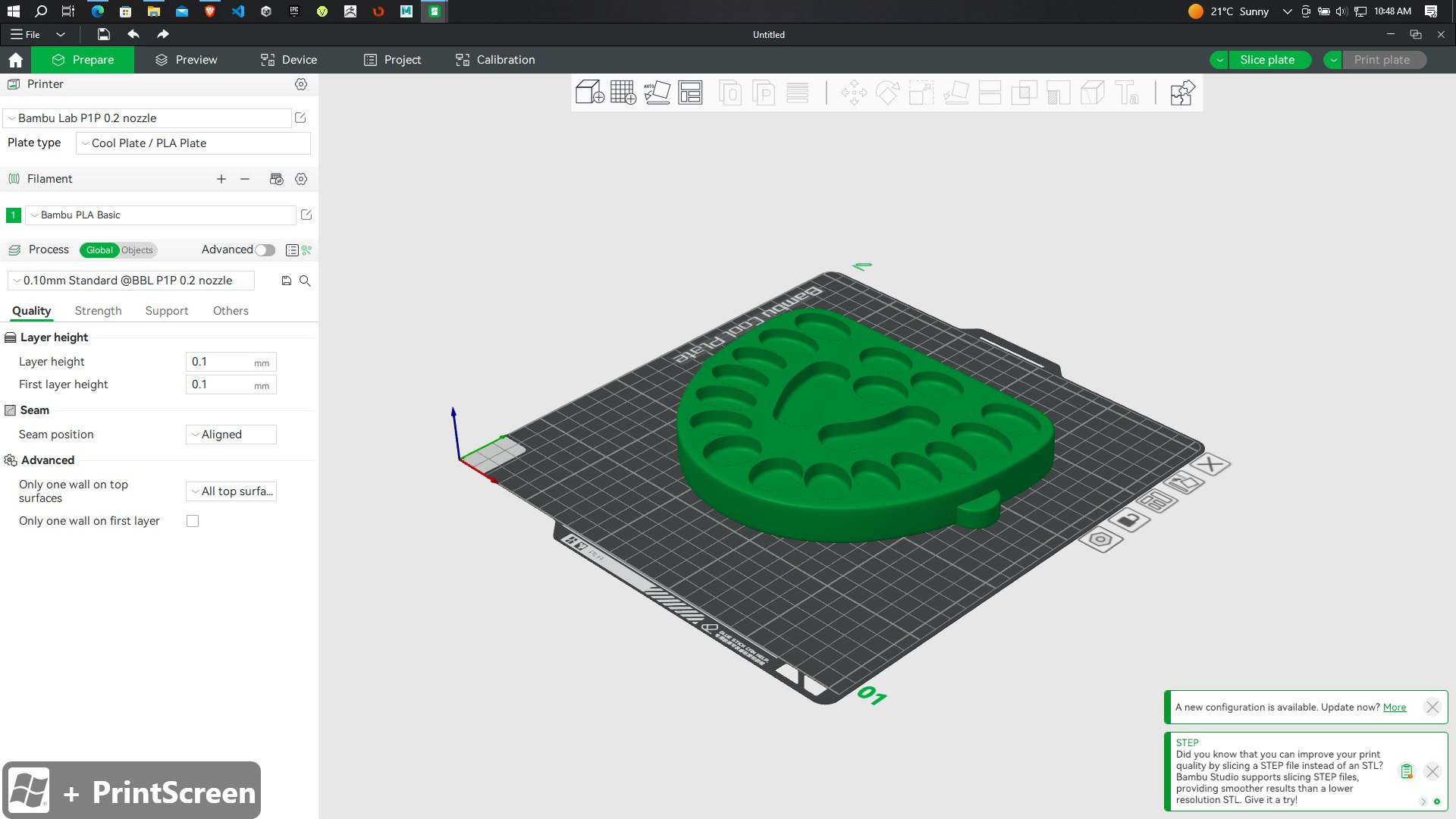 Laminate Butler Printing Ready 3D Model STL Files In 3 Version 3D Print ...