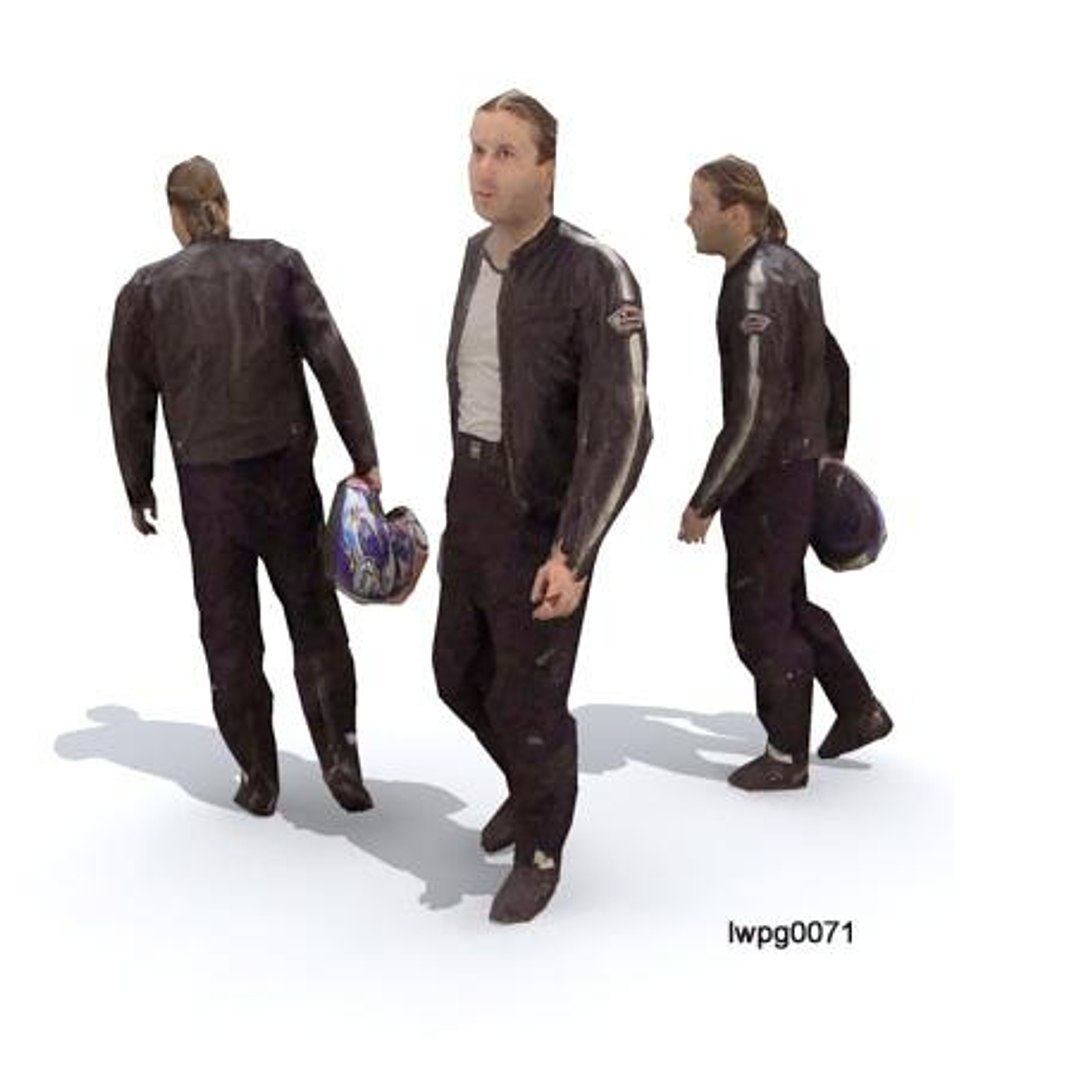 3d people character model