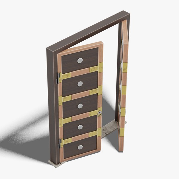 3D model Japanese Furniture Kit - Door Typ A