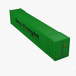 3D 53 foot High cube shipping container