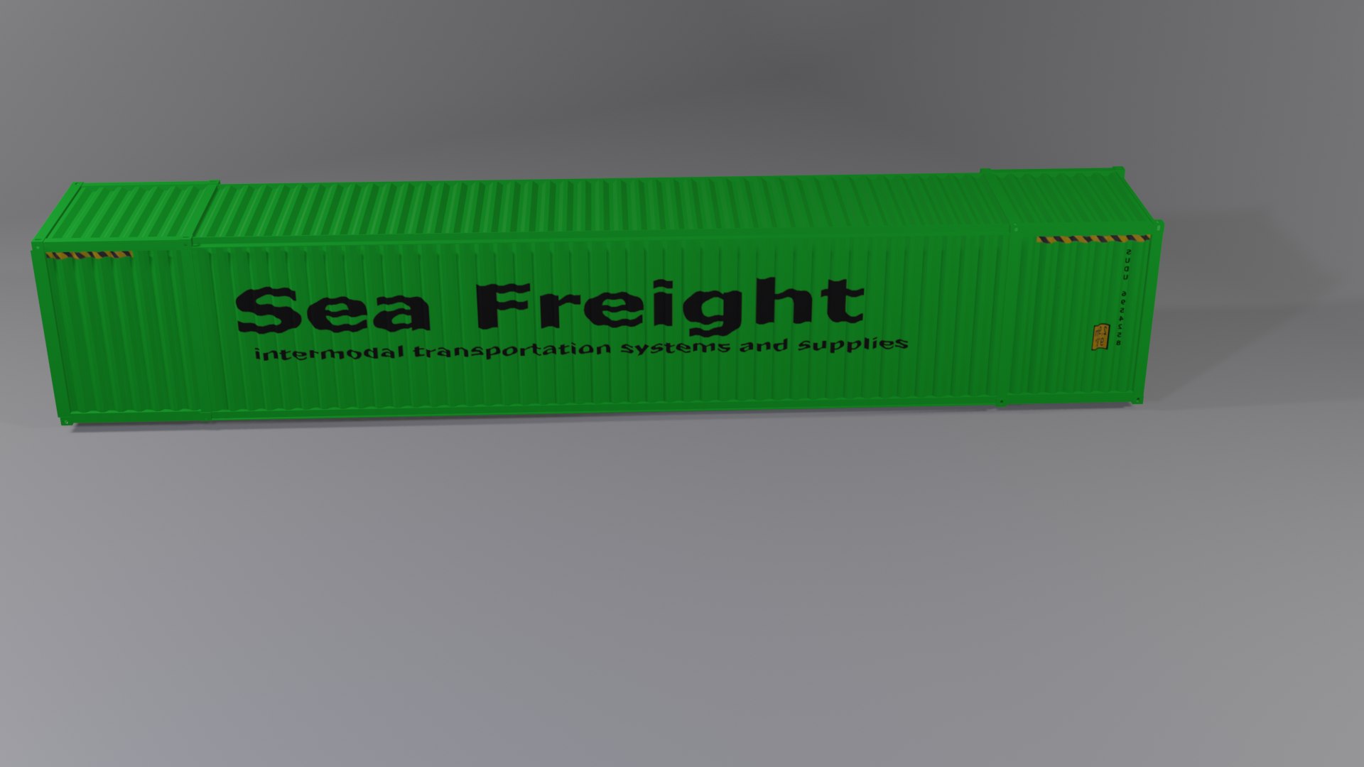 3D 53 Foot High Cube Shipping Container - TurboSquid 1781529