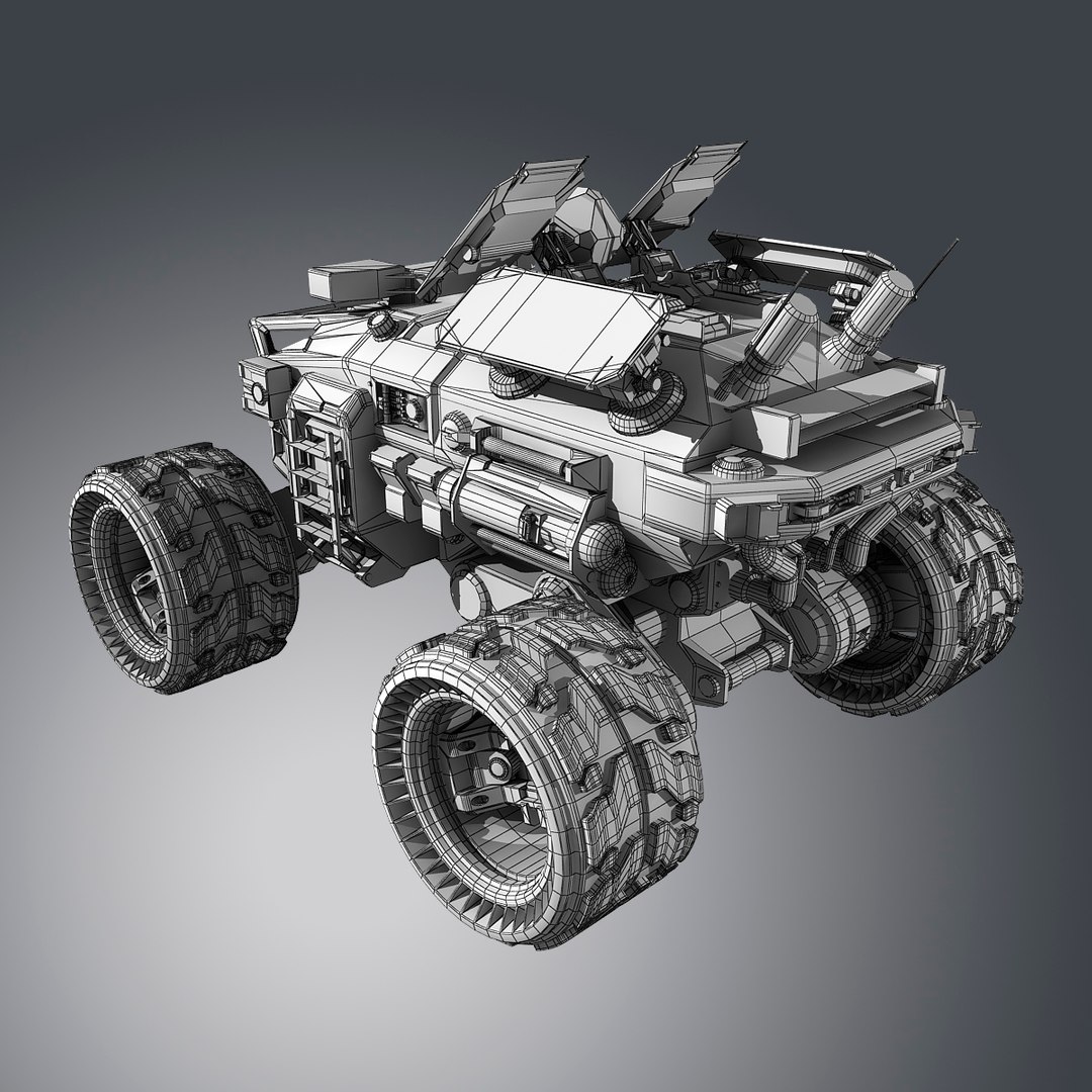 Exoplanet Rover 3D Model - TurboSquid 1346914
