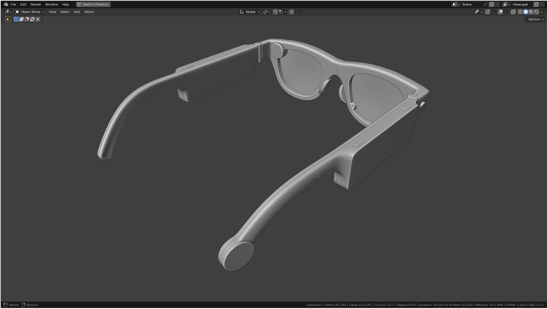 3D Aria Gen 2 Smart Glasses model https://p.turbosquid.com/ts-thumb/qO/WAinvp/ac/screenshot20250312150437/png/1741771612/1920x1080/fit_q87/abd571fb5228f0e4b2a7ccb7b897ea745295df11/screenshot20250312150437.jpg