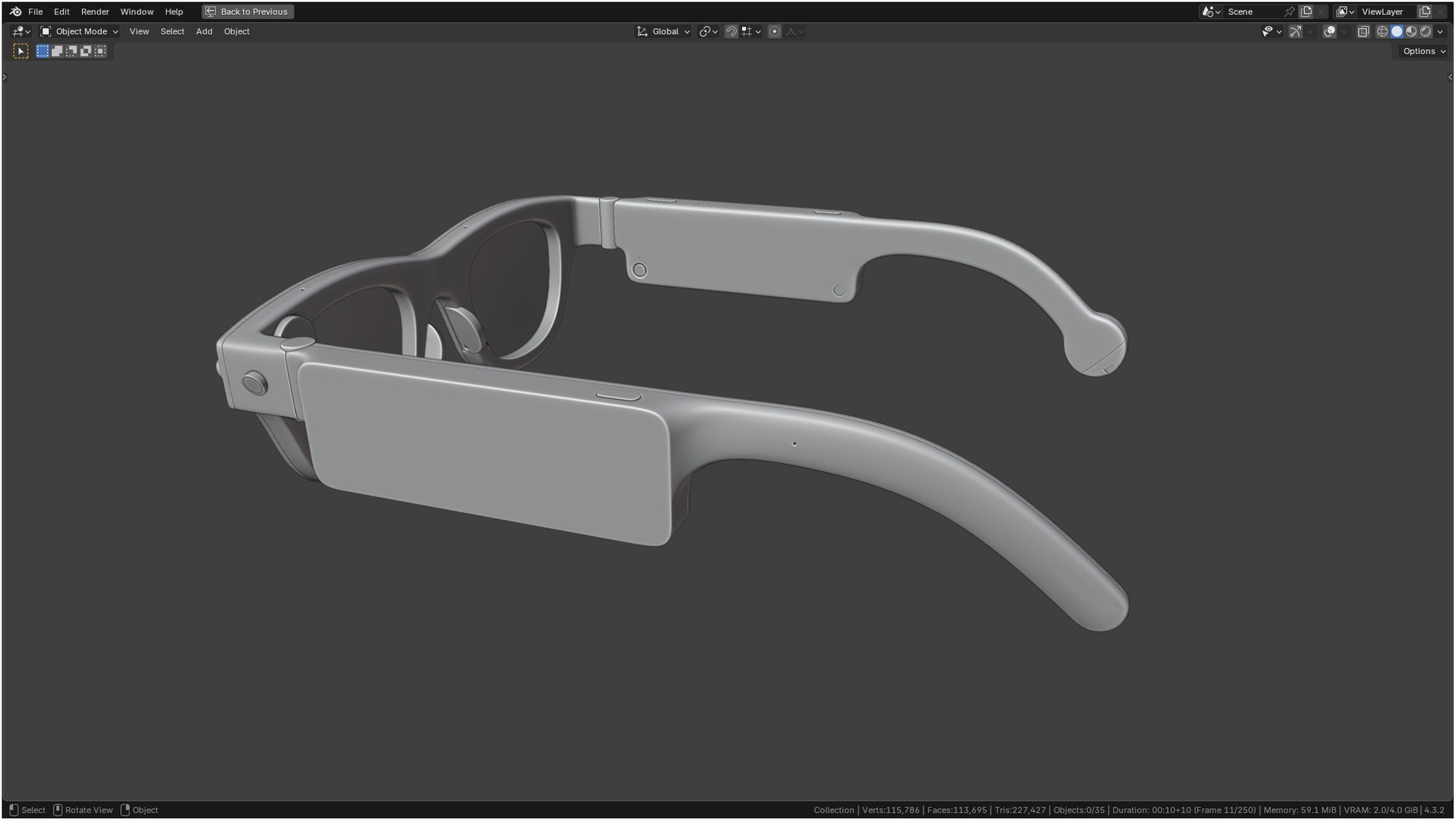 3D Aria Gen 2 Smart Glasses model https://p.turbosquid.com/ts-thumb/qO/WAinvp/hS/screenshot20250312150421/png/1741771609/1920x1080/fit_q87/0d03f8c5a0d362f899bbd225fa3ea0ab49ec408c/screenshot20250312150421.jpg