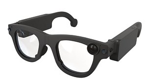 3D Aria Gen 2 Smart Glasses model