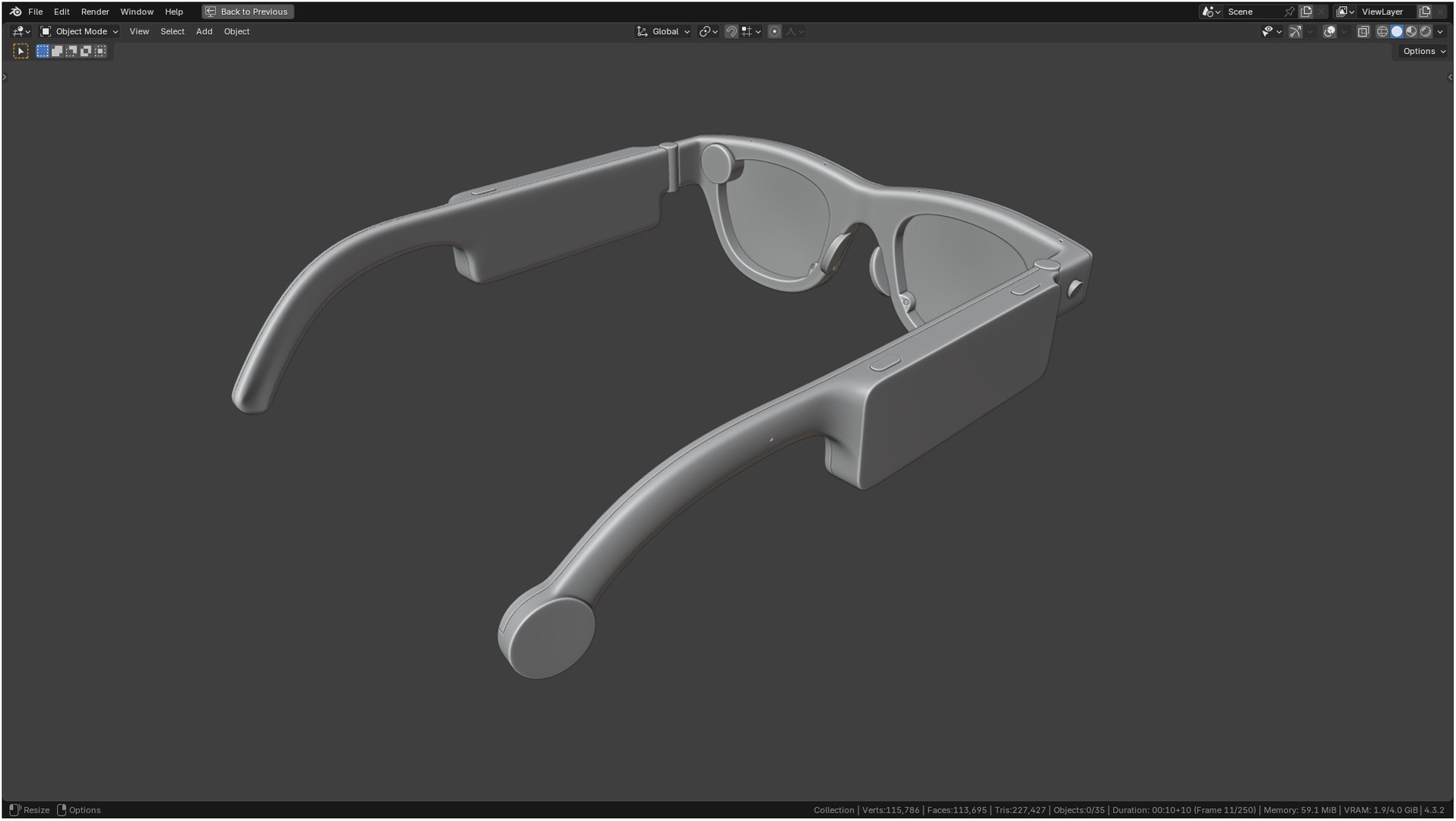 3D Aria Gen 2 Smart Glasses model https://p.turbosquid.com/ts-thumb/qO/WAinvp/sC/screenshot20250312145918/png/1741771608/1920x1080/fit_q87/c6c462d982b635f5d278391c2d9be34764091170/screenshot20250312145918.jpg