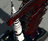 Rocket and Launch Platform