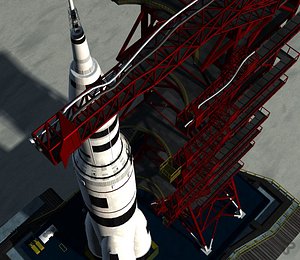 Rocket and Launch Platform