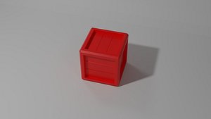3D model crate