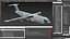 Lockheed C-5M Super Galaxy Strategic Airlifter Szary z wnętrzem