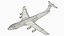 Lockheed C-5M Super Galaxy Strategic Airlifter Szary z wnętrzem