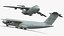 Lockheed C-5M Super Galaxy Strategic Airlifter Szary z wnętrzem