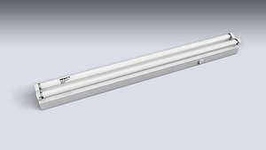 3D double fluorescent fixture