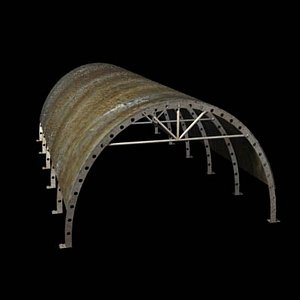 3d hanger quanset model