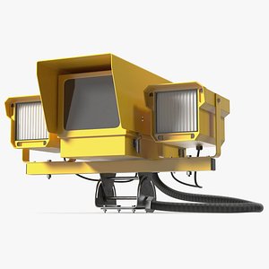 Traffic Speed Control Camera Yellow