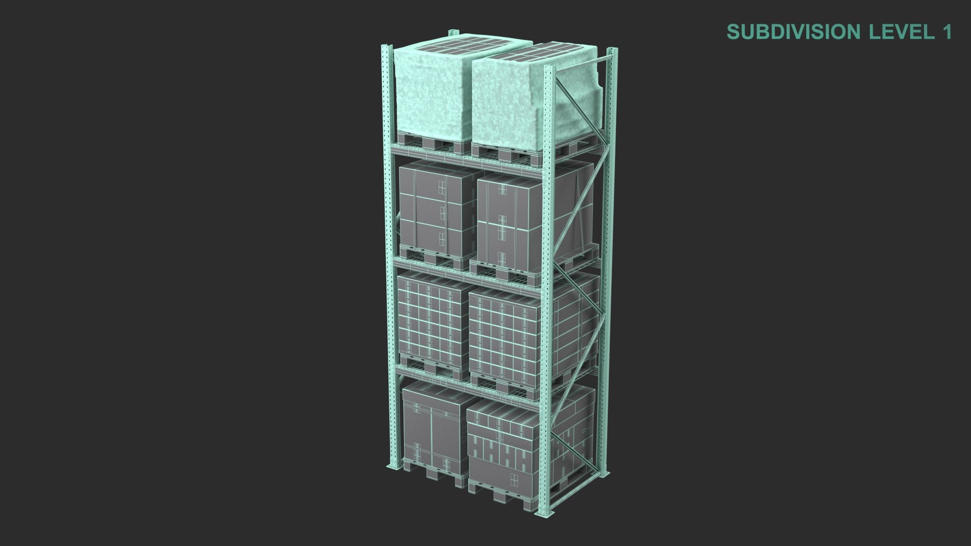 Warehouse Shelf With Pallets 3D https://p.turbosquid.com/ts-thumb/qO/lc8oyr/oQ/wireframe0004/jpg/1687851214/1920x1080/fit_q87/db336f8042e3957fc0d6a7a7290ced7079a44a0d/wireframe0004.jpg