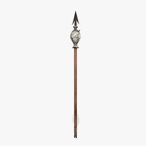 Medieval Fire Arrow 02 3D model