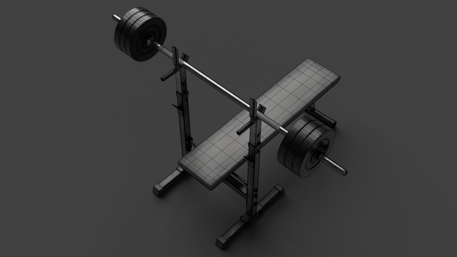 Barbell with Bench 3D model https://p.turbosquid.com/ts-thumb/qO/ptB2Hr/HN/wire_0005/jpg/1654774600/1920x1080/fit_q87/85aeed3420d4414f668fc760903b23f13de09022/wire_0005.jpg