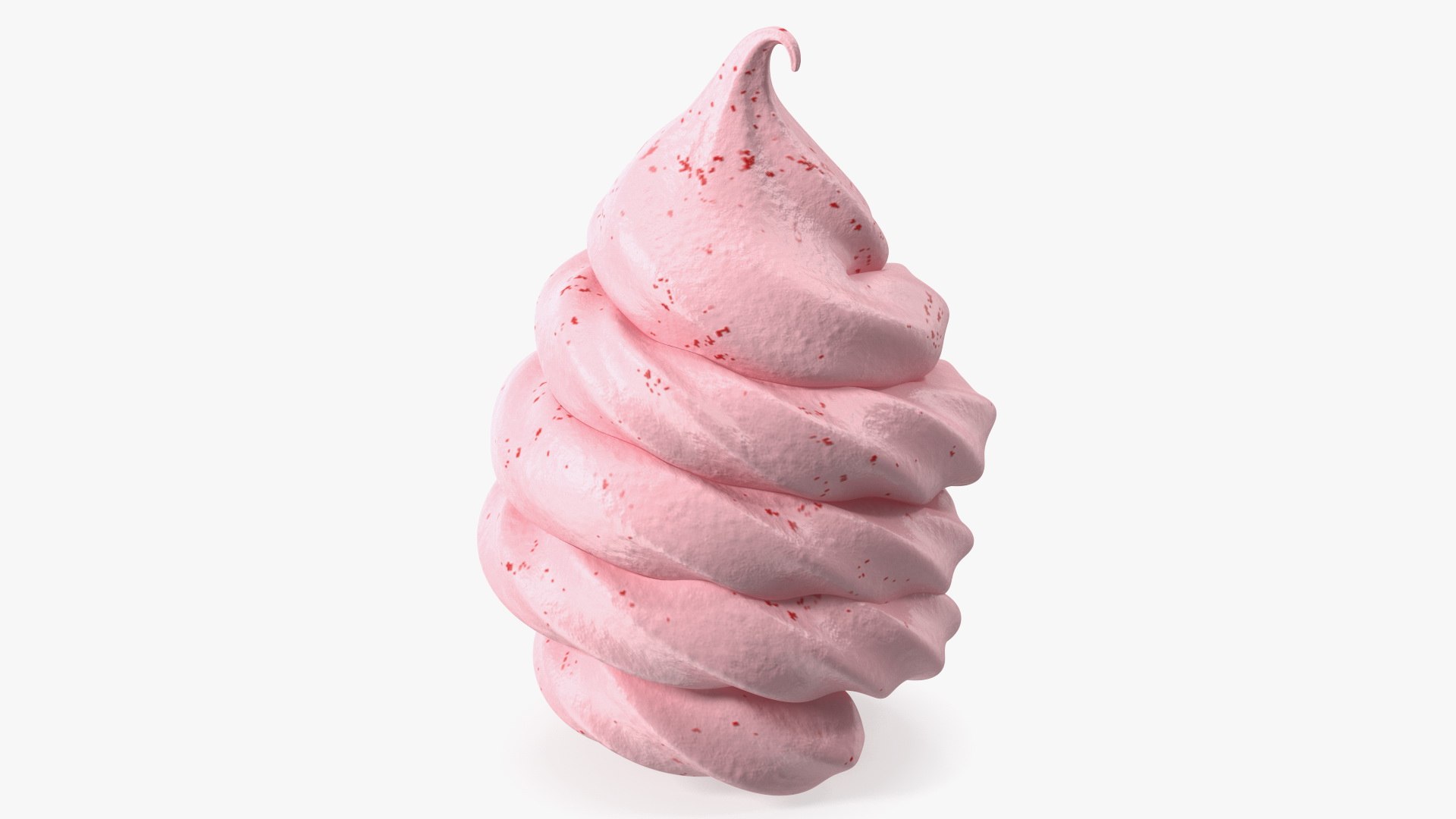 Ice Cream Pink Top 3D model for industrial visualization, technical presentation, simulation, product rendering, and animation