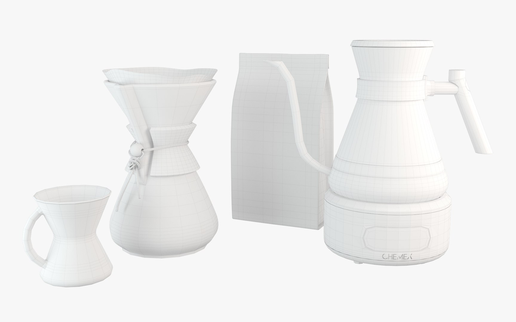 3D Chemex Coffee Maker - Chettle - Glass Mug https://p.turbosquid.com/ts-thumb/qO/v5sP0E/tw/22/jpg/1628082424/1920x1080/fit_q87/482dbd0f58cb3221a054b647d31a097f7bfc7159/22.jpg