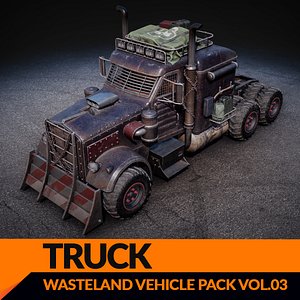 Post Apocalyptic Truck 3D Model