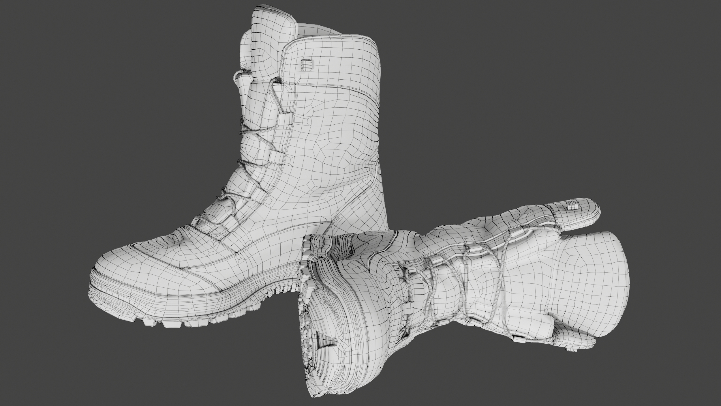 3D realistic men winter boots - TurboSquid 1520030