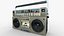 old boombox cassette tape model