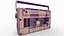 old boombox cassette tape model