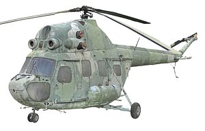 Helicopter Wreck 3D model