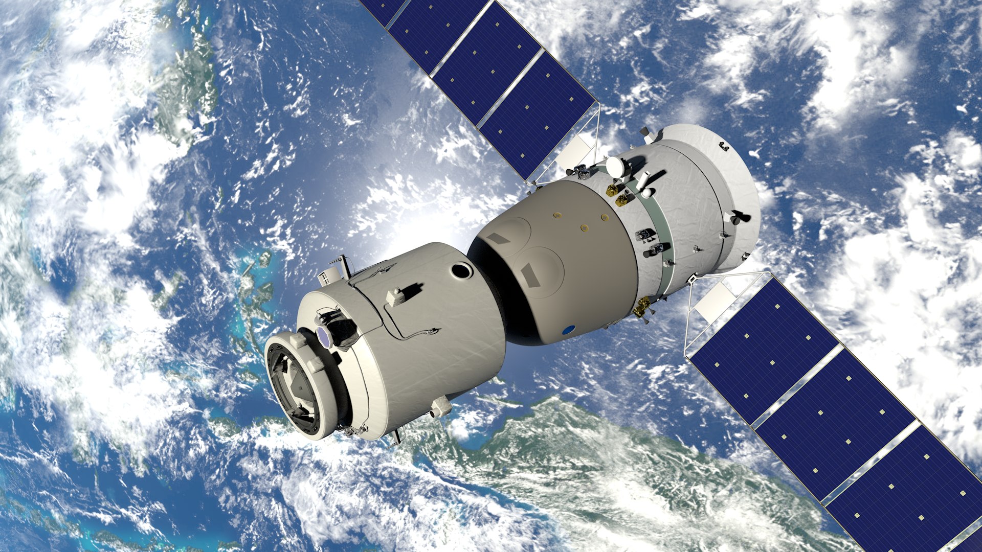 Chinese Space Station Tiangong 3D model https://p.turbosquid.com/ts-thumb/qP/DLAi6t/Sl/shenzhou10_087/png/1642347878/1920x1080/fit_q87/56c0e8114c75297a64503a62077e2df6cd85b5b0/shenzhou10_087.jpg