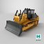 3D model Generic Bulldozer 03