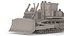 3D model Generic Bulldozer 03