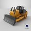 3D model Generic Bulldozer 03