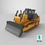 3D model Generic Bulldozer 03