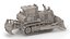 3D model Generic Bulldozer 03