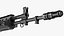 Broń palna Kałasznikow AK-12 2023 z optyką