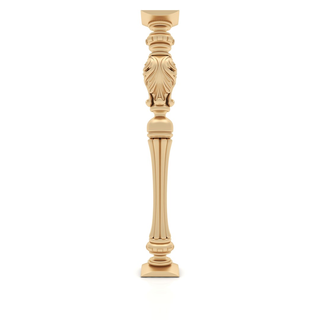 3D Architectural Column Decor Model - TurboSquid 1165646