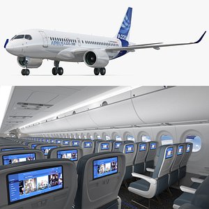 Airbus A220 300 Detailed Cabin