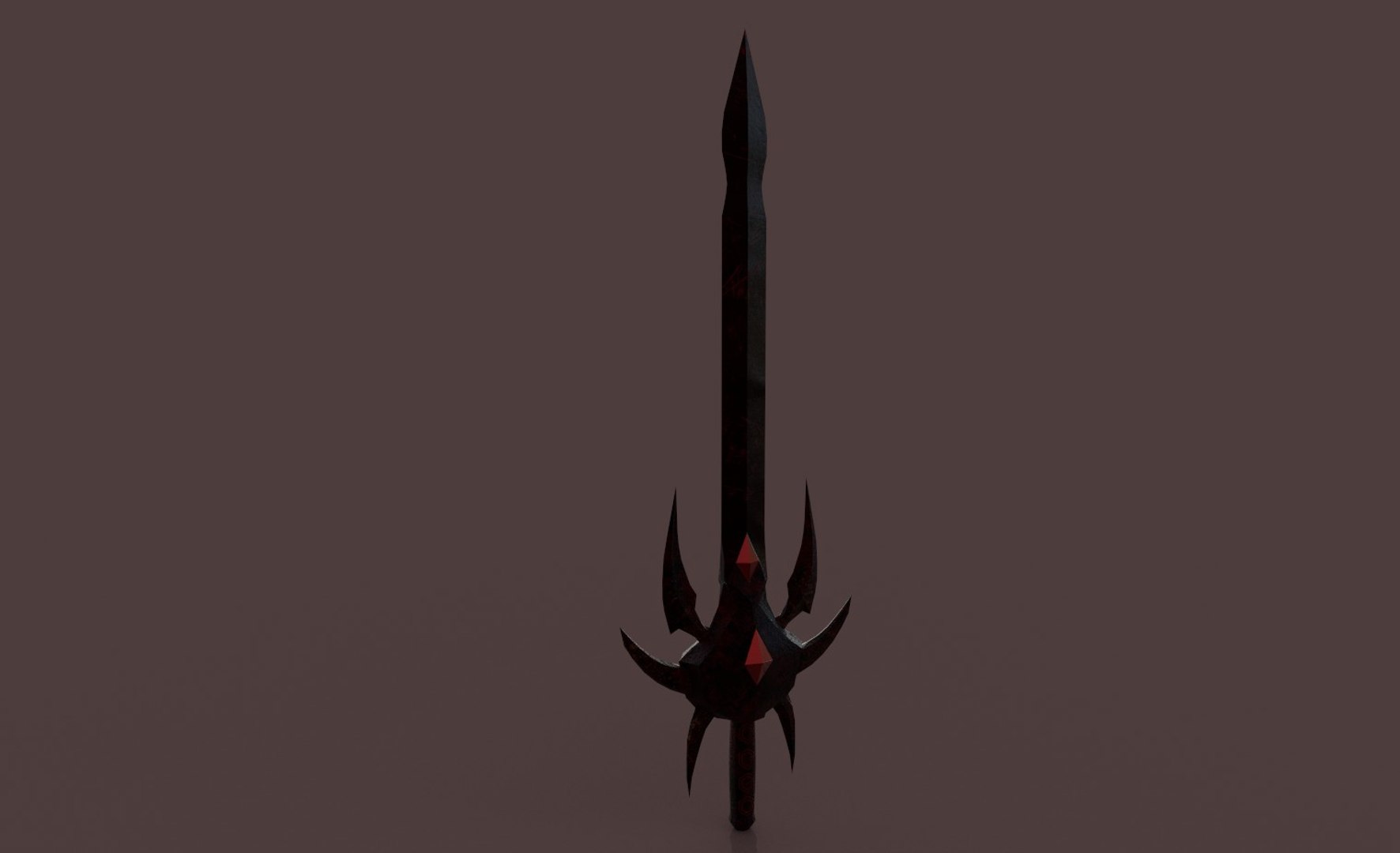 3D demon sword - TurboSquid 1582317