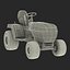 Small Tractor 3D Model