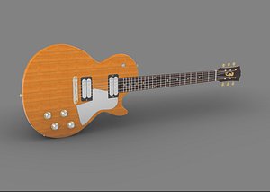 Guitar Electric  classic-chitarra classica 3D model